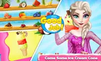 Ice Queen Making Ice Cream-Cooking Game Screen Shot 1