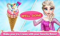 Ice Queen Making Ice Cream-Cooking Game Screen Shot 0