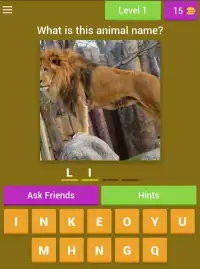 Animal quiz kids trivia pics games Screen Shot 5