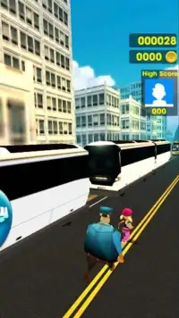 Subway Road Rush 3D Screen Shot 2