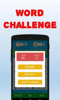 Word Challenge Screen Shot 1