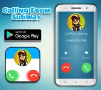 Call From Subway Surfer - Fake Call Screen Shot 1