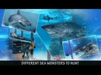 Blue Monster Whale Shark Sniper Shooter Screen Shot 0