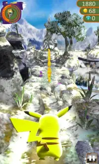 Running Pikachu Subway City Screen Shot 1
