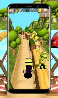 Banana Minion Adventure Run : Legends Rush 3D Screen Shot 2