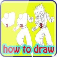 how to draw super saiyan goda