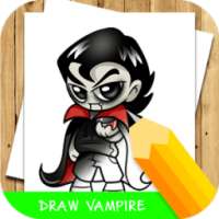 How to draw Vampire step by step