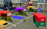 Tuk Tuk Chingchi Auto Rickshaw Parking Driving Sim Screen Shot 1