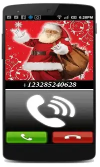 Santa Phone Call (Prank) Screen Shot 1