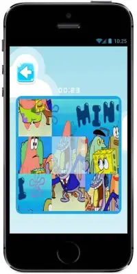Play Spongebob Sliding Jigsaw Puzzle Game Screen Shot 2