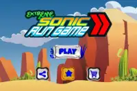 Extreme Sonic Run Game Screen Shot 1