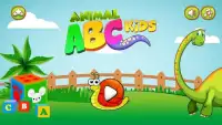 حيوان ABC أطفال - تهجئه و الصوتيات Screen Shot 0