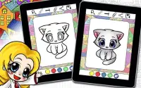Coloring Book Famous Kitty Cats Screen Shot 3