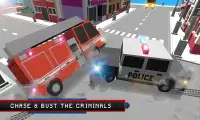 Blocky Police Cars Crime City Screen Shot 12