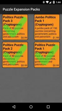 Cryptogram Word Puzzle Screen Shot 4