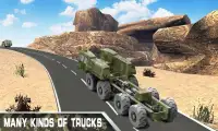 الطرق الوعرة شاحنة الجيش Screen Shot 0