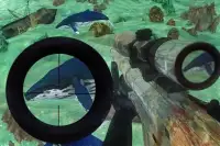Blue Whale Hunting Challenge Shark Sniper Shooter Screen Shot 0