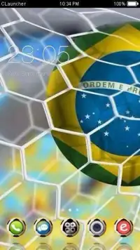 Best Brazil Football Theme Screen Shot 2