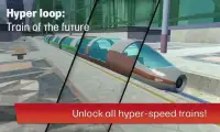 Hyper Loop: ट्रेन सिम्युलेटर Screen Shot 1