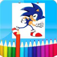 coloring book for sonic
