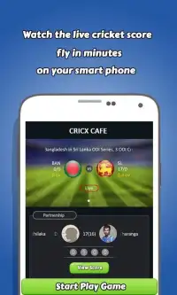 CricxCafe - A Live Score Board Screen Shot 6