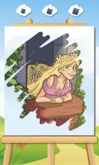 Rapunzel game untuk anak-anak Screen Shot 5