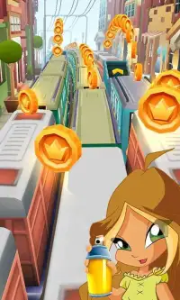 Super Winx Subway Running Screen Shot 1