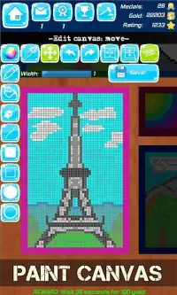 Pixel Art Battles: MMO Drawing Screen Shot 4