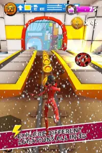 Ladybug Adventure:subway cat noir surf Screen Shot 0