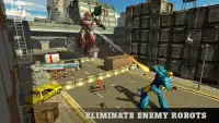 Real Robot Firefighter Truck Transform Robot Game Screen Shot 0