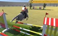 kuda berkuda & melompat menunjukkan: simulator Screen Shot 1