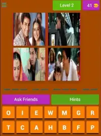 Bollywood Movies Quiz - 4 Vs 1 Screen Shot 9