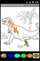 Dino Finger Coloring For Kids Screen Shot 0