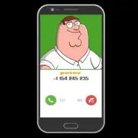 fake call phone from peter griffin Screen Shot 2