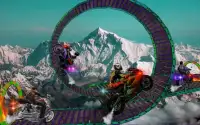 Moto Bike Tricks Stunts Master : Winter Trials Screen Shot 1