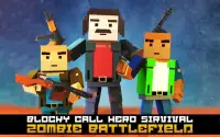 Blocky Call Hero Survival Zombie Battlefield Screen Shot 0