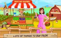 Fruit & Vegetable Market Shopping Cashier Game Screen Shot 2
