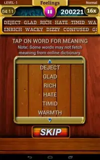 Word Fill Screen Shot 6