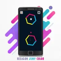 Hexagon Jump Color Screen Shot 3