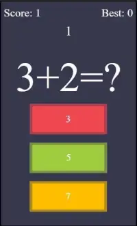 Crazy Math Game Screen Shot 1