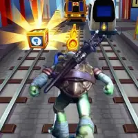 Super Ninja Subway Turtle Screen Shot 0