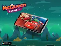 Mcqueen Lightning - гоночный автомобиль Screen Shot 4