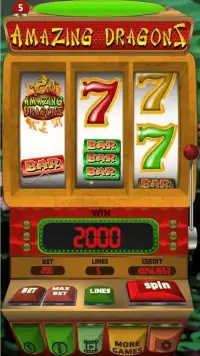 Casino Slots: Amazing Dragons Screen Shot 0