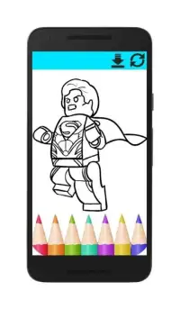 Coloring Lego Screen Shot 2