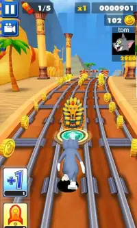 Subway Tom Running Game Screen Shot 1