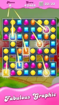 Candy Matching Sweet best Free match 3 puzzle Screen Shot 1