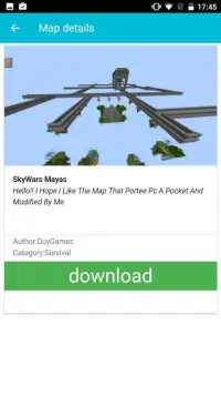 Skywars Maps For Minecraft PE Screen Shot 3