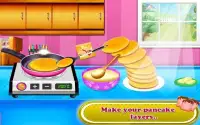 Sweet Pancake Maker - Breakfast Food Cooking Game Screen Shot 1