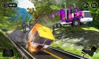 Parallel Truck Racing against Bollard Screen Shot 7