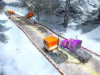 Parallel Truck Racing against Bollard Screen Shot 1
